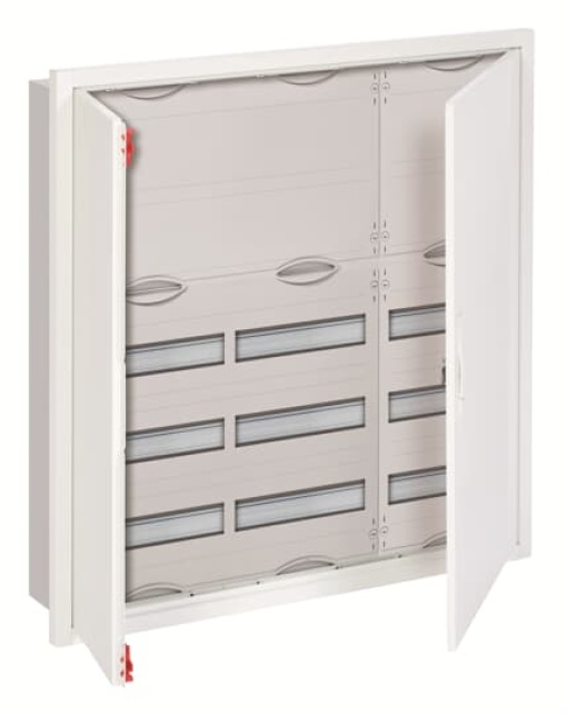U53K U Compact distribution board Flush mounting 108 SU Isolated Class II IP31 Field Width 3 Rows 5 834 mm x 810 mm x 120 mm