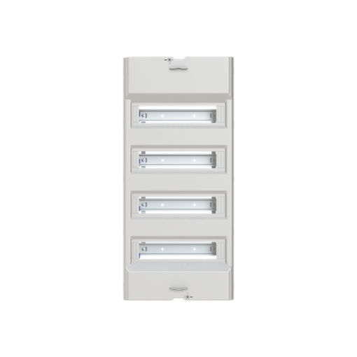Enclosure accessories , 48 modules, 4 rows, IP2XC, Dimensions 671 mm x 306 mm x 34 mm