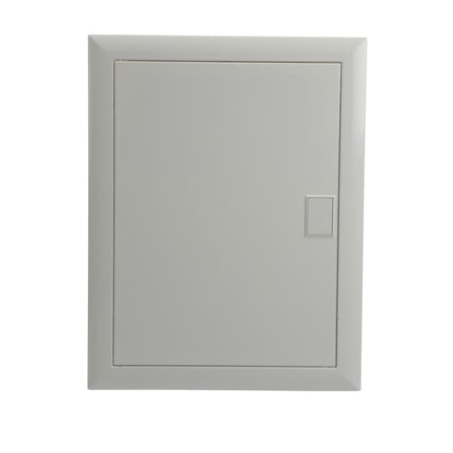 Consumer unit , Flush- hollow wall mounting, 24 modules, 2 rows, IP30,  Door Single, Steel Sheet, Dimensions 497 mm x 384 mm x 97 mm
