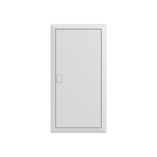 Consumer unit , Flush- hollow wall mounting, 48 modules, 4 rows, IP30,  Door Single, Steel Sheet, Dimensions 747 mm x 384 mm x 97 mm