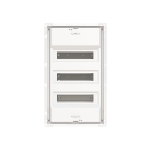 Consumer unit , Flush- hollow wall mounting, 36 modules, 3 rows, IP30,  Door Without Door, Dimensions 597 mm x 362 mm x 97 mm