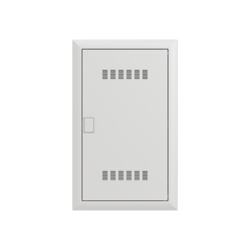 Multimedia unit  UK600 Media, Flush- hollow wall mounting, 36 modules, 3 rows, IP30,  Door Single, Steel Sheet, Dimensions 622 mm x 384 mm x 97 mm