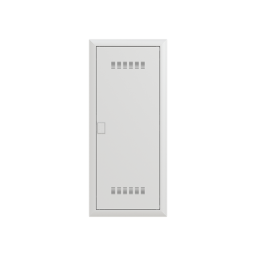 Multimedia unit  UK600 Media, Flush- hollow wall mounting, 60 modules, 5 rows, IP30,  Door Single, Steel Sheet, Dimensions 872 mm x 384 mm x 97 mm