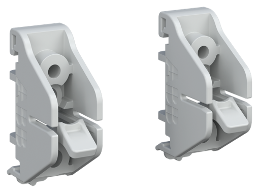 Interior fitting system , Dimensions 40 mm x 16 mm x 63 mm