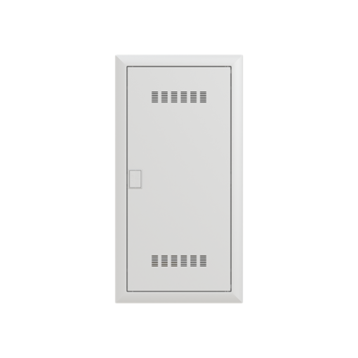 Multimedia unit  UK600 Media, Flush- hollow wall mounting, 48 modules, 4 rows, IP30,  Door Single, Steel Sheet, Dimensions 747 mm x 384 mm x 97 mm