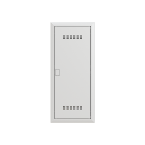 Multimedia unit  UK600 Media, Flush- hollow wall mounting, 60 modules, 5 rows, IP30,  Door Single, Steel Sheet, Dimensions 872 mm x 384 mm x 97 mm