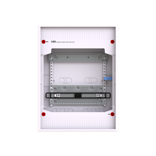 Multimedia unit  AK600 Media, Surface mounting, 24 modules, 2 rows, IP00,  Door Without Door, Dimensions 453 mm x 339 mm x 99 mm