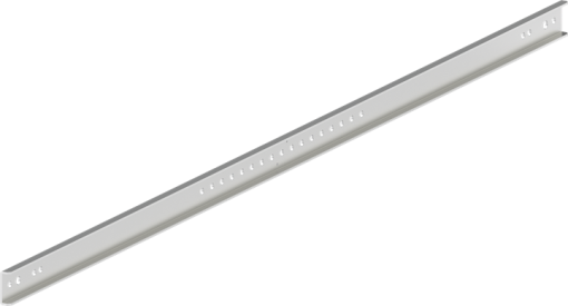 C profile rails 22 mm x 750 mm x 7 mm