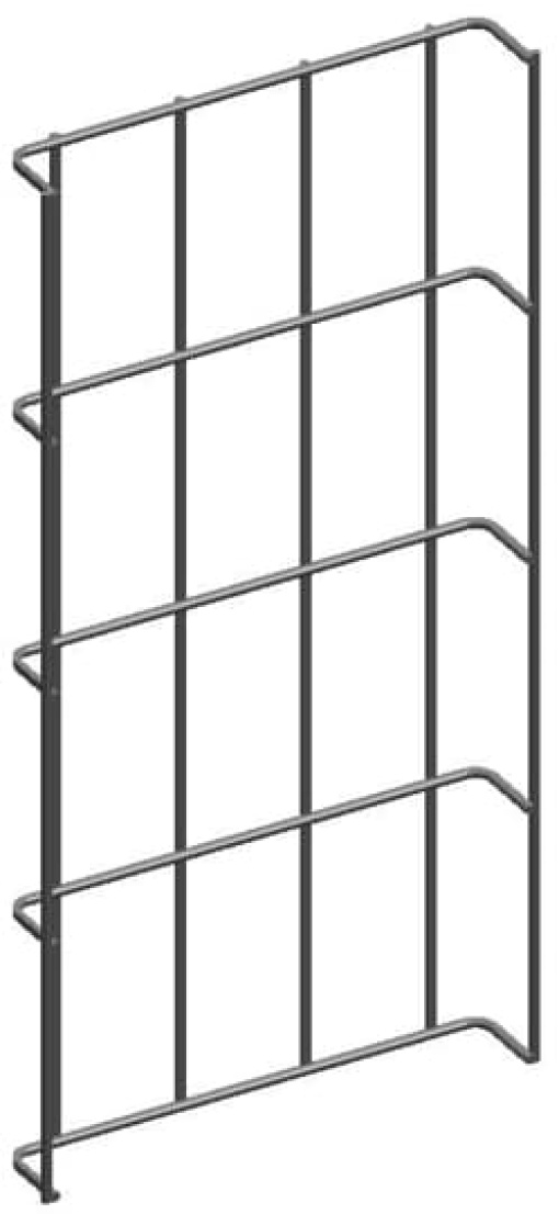 Interior fitting system 35 mm x 200 mm x 450 mm
