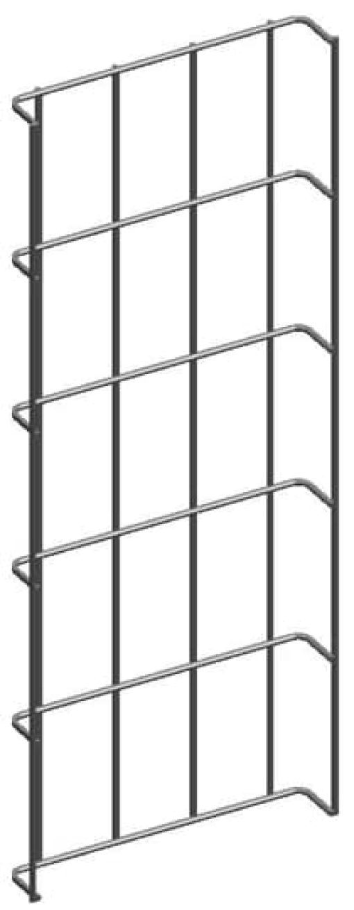 Interior fitting system 35 mm x 200 mm x 600 mm