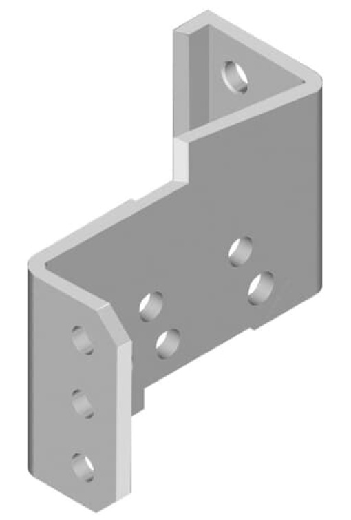 Interior fitting system, 80 mm x 40 mm x 20 mm