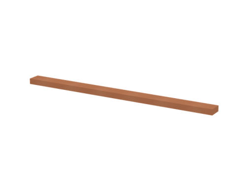 20 mm x 478 mm x 5 mm