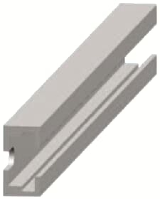 Profile, 14 mm x 750 mm x 25 mm