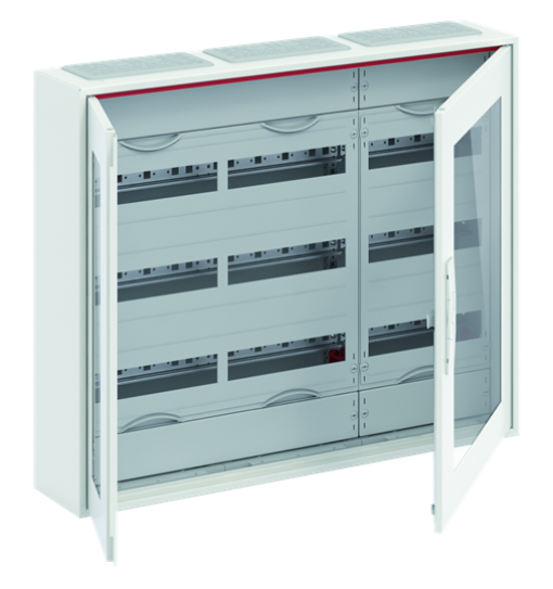 ComfortLine Compact distribution board Surface mounting 108 SU Isolated Class II IP44 Rows 3 650 mm x 800 mm x 160 mm
