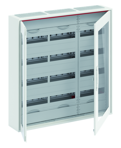 ComfortLine Compact distribution board Surface mounting 144 SU Isolated Class II IP44 Rows 4 800 mm x 800 mm x 160 mm