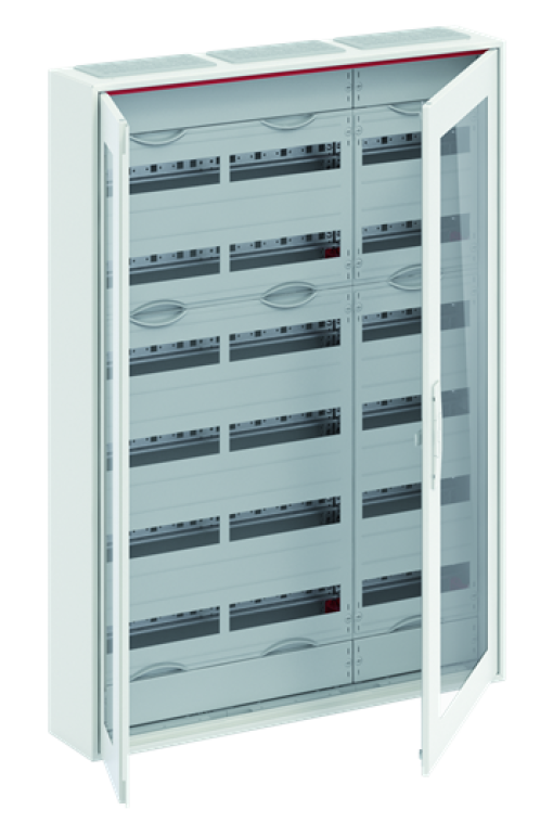 ComfortLine Compact distribution board Surface mounting 216 SU Isolated Class II IP44 Rows 6 1100 mm x 800 mm x 160 mm
