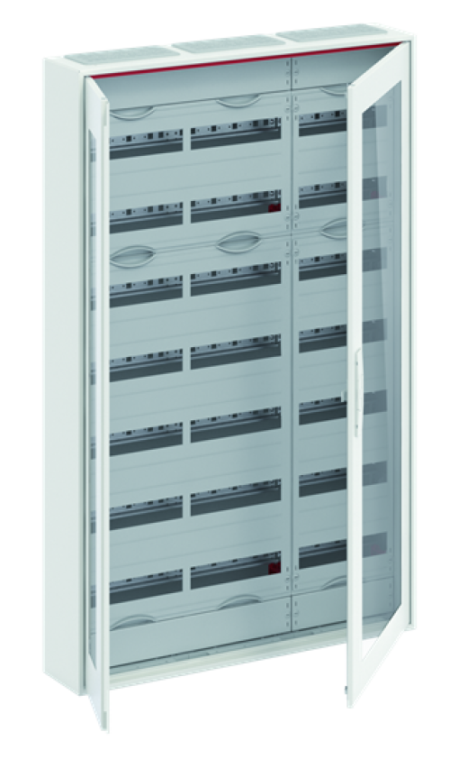 ComfortLine Compact distribution board Surface mounting 252 SU Isolated Class II IP44 Rows 7 1250 mm x 800 mm x 160 mm