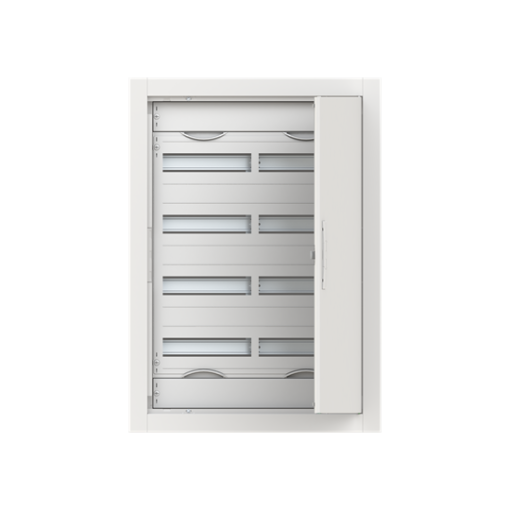 ComfortLine Compact distribution board, Flush mounting, 96 SU, Isolated Class II, IP30, Rows 4, 864 mm x 615 mm x 125 mm