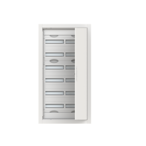 ComfortLine Compact distribution board, Flush mounting, 144 SU, Isolated Class II, IP30, Rows 6, 1164 mm x 615 mm x 125 mm