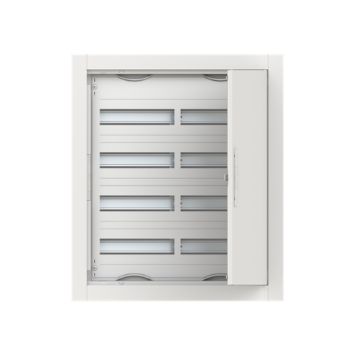 ComfortLine Compact distribution board, Flush mounting, 96 SU, Isolated Class II, IP30, Rows 4, 714 mm x 615 mm x 125 mm