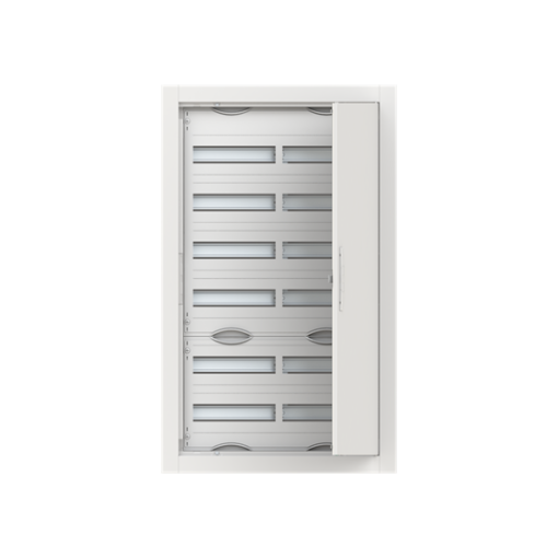 ComfortLine Compact distribution board, Flush mounting, 144 SU, Isolated Class II, IP30, Rows 6, 1014 mm x 615 mm x 125 mm