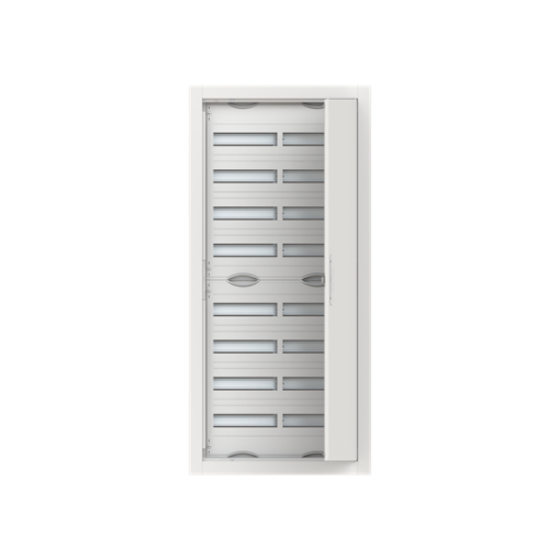 ComfortLine Compact distribution board, Flush mounting, 192 SU, Isolated Class II, IP30, Rows 8, 1314 mm x 615 mm x 125 mm