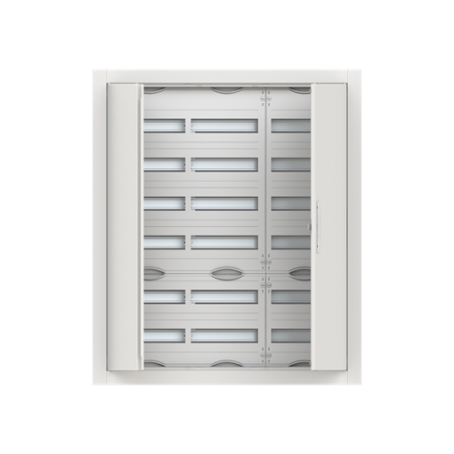 ComfortLine Compact distribution board, Flush mounting, 216 SU, Isolated Class II, IP30, Rows 6, 1014 mm x 865 mm x 125 mm