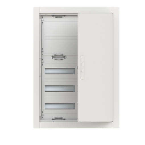 ComfortLine Compact distribution board, Flush mounting, 72 SU, Isolated Class II, IP30, Rows 53, 864 mm x 615 mm x 125 mm