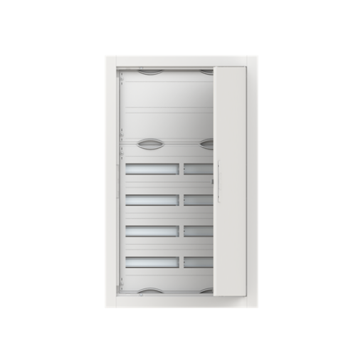 ComfortLine Compact distribution board, Flush mounting, 96 SU, Isolated Class II, IP30, Rows 64, 1014 mm x 615 mm x 125 mm