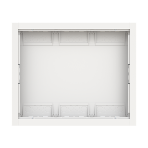 ComfortLine Compact distribution board, Flush mounting, 144 SU, Isolated Class II, IP30, Rows 44, 714 mm x 865 mm x 125 mm