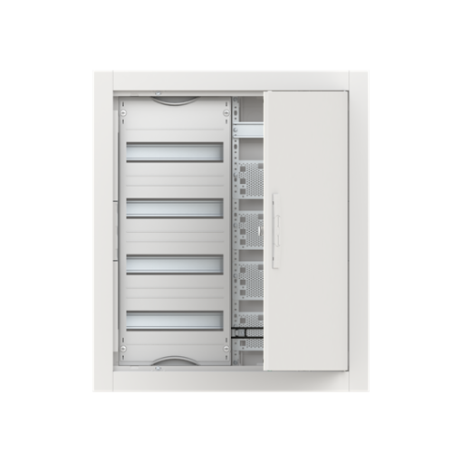 ComfortLine Compact distribution board, Flush mounting, 48 SU, Isolated Class II, IP30, Rows 4, 714 mm x 615 mm x 125 mm