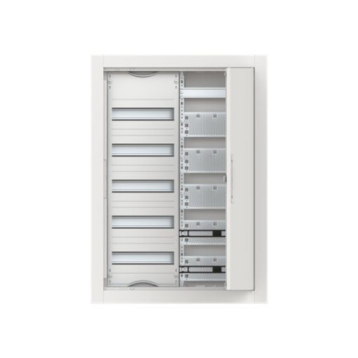ComfortLine Compact distribution board, Flush mounting, 60 SU, Isolated Class II, IP30, Rows 5, 864 mm x 615 mm x 125 mm