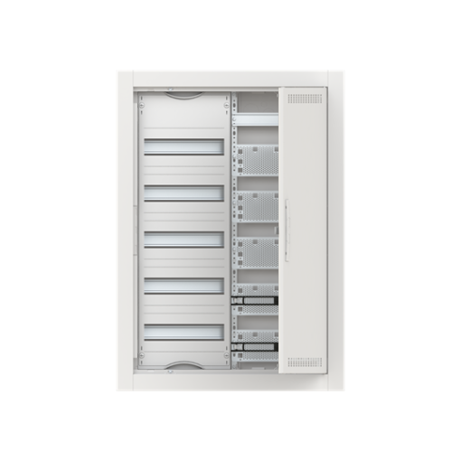 ComfortLine Compact distribution board, Flush mounting, 60 SU, Isolated Class II, IP30, Rows 5, 864 mm x 615 mm x 125 mm