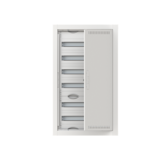 ComfortLine Compact distribution board, Flush mounting, 72 SU, Isolated Class II, IP30, Rows 6, 1014 mm x 615 mm x 125 mm