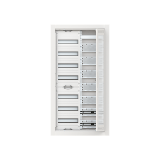 ComfortLine Compact distribution board, Flush mounting, 84 SU, Isolated Class II, IP30, Rows 7, 1164 mm x 615 mm x 125 mm