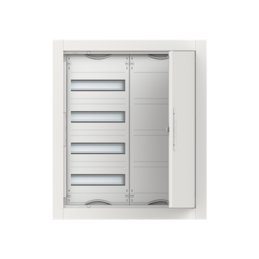 ComfortLine Compact distribution board, Flush mounting, 48 SU, Isolated Class II, IP30, Rows 4, 714 mm x 615 mm x 125 mm