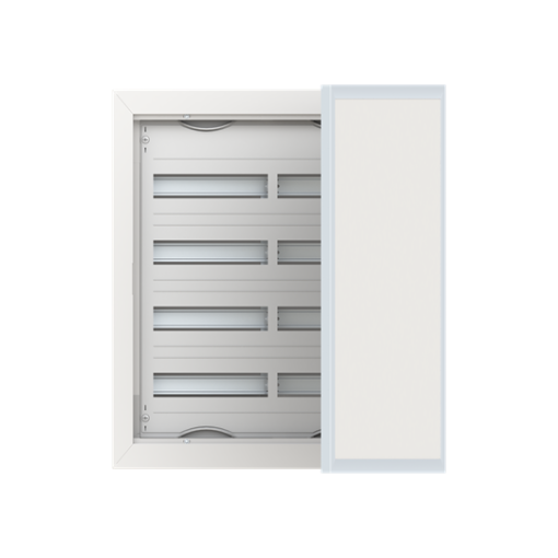 ComfortLine Compact distribution board, Flush mounting, 96 SU, Isolated Class II, IP30, Rows 4, 714 mm x 615 mm x 125 mm