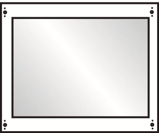 Cover, Rows 0, 450 mm x 500 mm x 26.5 mm, IP2XC