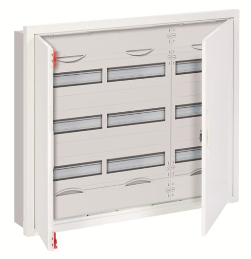 U43R3 U Compact distribution board Flush mounting 108 SU Isolated Class II IP31 Field Width 3 Rows 3 684 mm x 810 mm x 120 mm