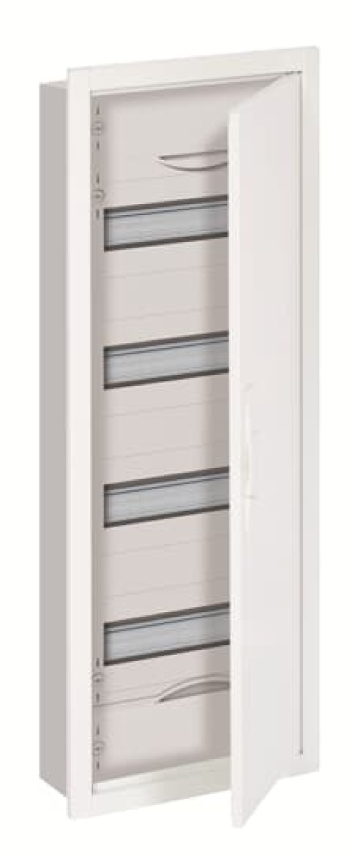 U51R4 U Compact distribution board Flush mounting 48 SU Isolated Class II IP31 Field Width 1 Rows 4 834 mm x 310 mm x 120 mm