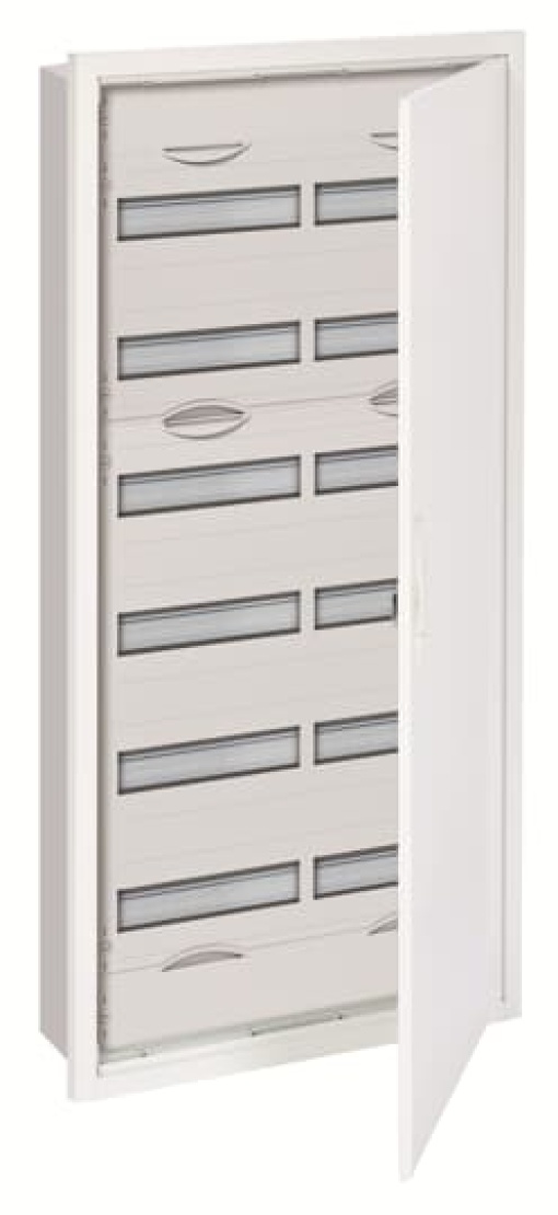 U72R6 U Compact distribution board Flush mounting 144 SU Isolated Class II IP31 Field Width 2 Rows 6 1134 mm x 560 mm x 120 mm