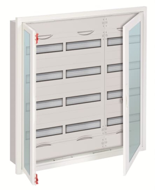 U53TR4 U Compact distribution board Flush mounting 144 SU Isolated Class II IP31 Field Width 3 Rows 4 834 mm x 810 mm x 120 mm