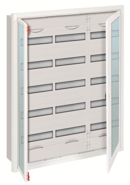 U63TR5 U Compact distribution board Flush mounting 180 SU Isolated Class II IP31 Field Width 3 Rows 5 984 mm x 810 mm x 120 mm