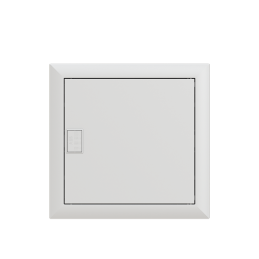 Consumer unit , Flush- hollow wall mounting, 12 modules, 1 rows, IP30,  Door Single, Steel Sheet, Dimensions 372 mm x 384 mm x 97 mm