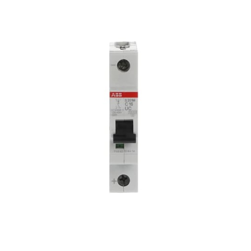 Miniature Circuit Breaker - S200MUC - 1P - 16 A - C - AC 10 kA