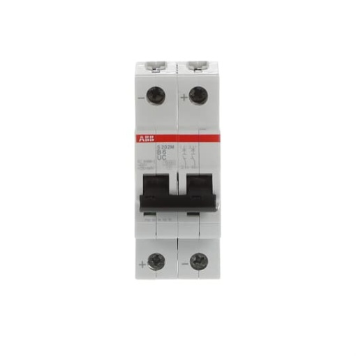 Miniature Circuit Breaker - S200MUC - 2P - 6 A - B - AC 10 kA