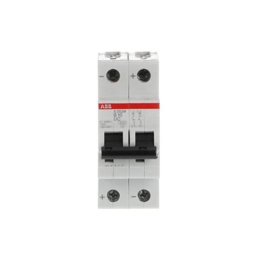 Miniature Circuit Breaker - S200MUC - 2P - 10 A - B