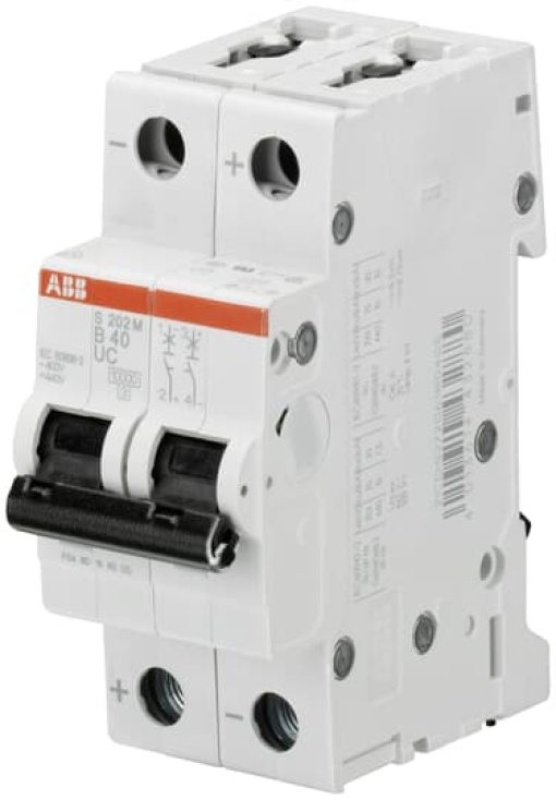 Miniature Circuit Breaker - S200MUC - 2P - 13 A - B - AC 10 kA