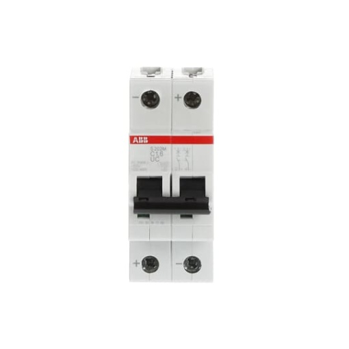Miniature Circuit Breaker - S200MUC - 2P - 1.6 A - C - AC 10 kA
