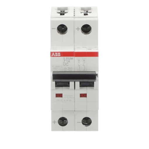 Miniature Circuit Breaker - S200MUC - 2P - 1 A - Z - AC 10 kA
